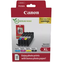 Tusz Canon CLI-551XL CMYK Photo Value Pack