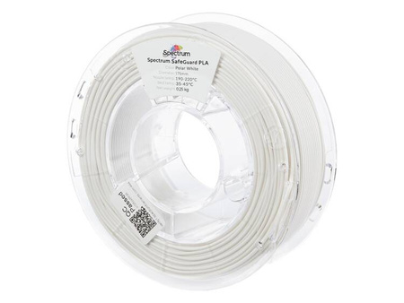 Filament Spectrum SafeGuard PLA 1.75mm POLAR WHITE 0.25kg