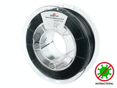 Filament Spectrum SafeGuard PLA 1.75mm DEEP BLACK 0.25kg