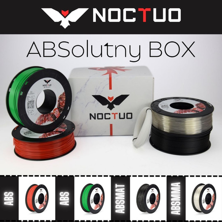 Filament Noctuo ABSolutny BOX - 4 x 0.25kg ABS