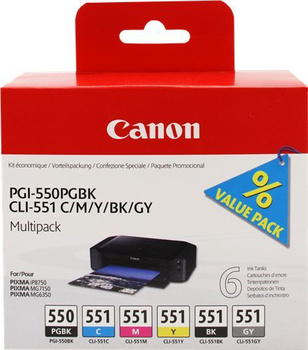 Tusz Canon PGI-550/CLI-551 Multipack