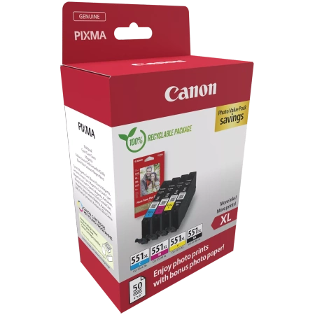 Tusz Canon CLI-551XL CMYK Photo Value Pack
