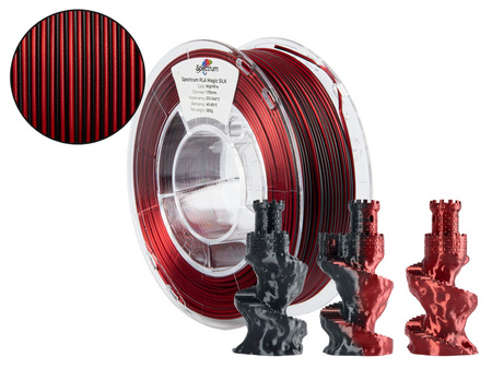 Filament Spectrum PLA Magic SILK 1.75mm NIGHTFIRE 0.25kg