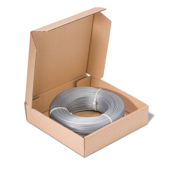 Filament Fiberlogy Refill Easy PETG Silver / Srebrny 1,75 mm