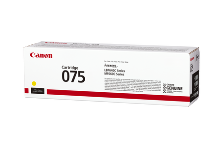 Toner Canon 075 YELLOW