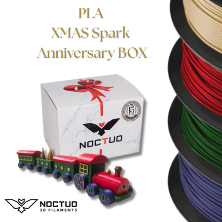 Filament Noctuo PLA XMAS Spark Anniversary BOX 1,75 mm 4x0.25kg