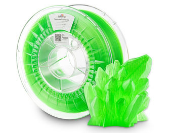 Filament Spectrum PLA Crystal 1.75mm NEON GREEN 1kg