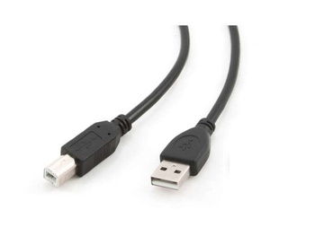Kabel USB 2.0 typu AM-BM 1.8m czarny