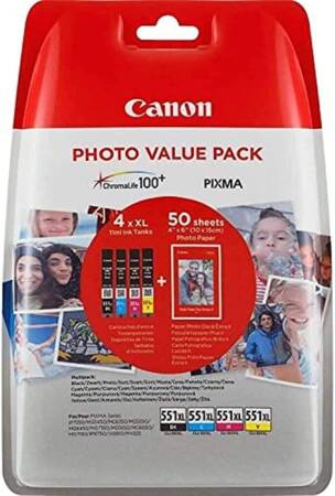 Tusz Canon CLI-551XL CMYK Multipack